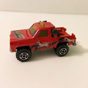 Vintage Majorette Depanneuse Red Wild  Mustang Truck Made in France